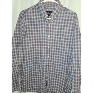 American Eagle Button‎ Down Long Sleeve Men's Large
